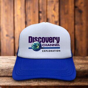 Discovery Channel Exploration Unisex Trucker Hat Purple Shark Week Baseball Cap